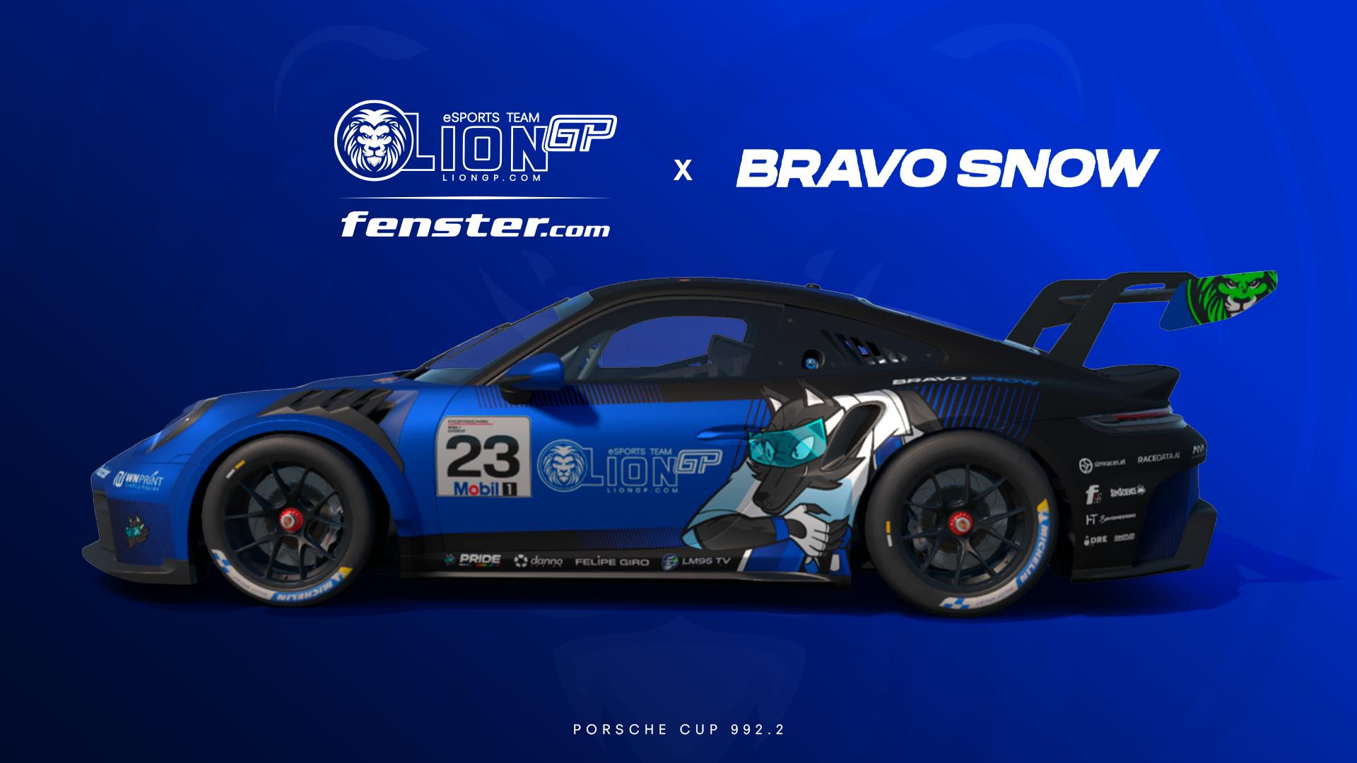 Preview of LionGP x Bravo Snow | Porsche Cup 992.2 by Danilo Vaz