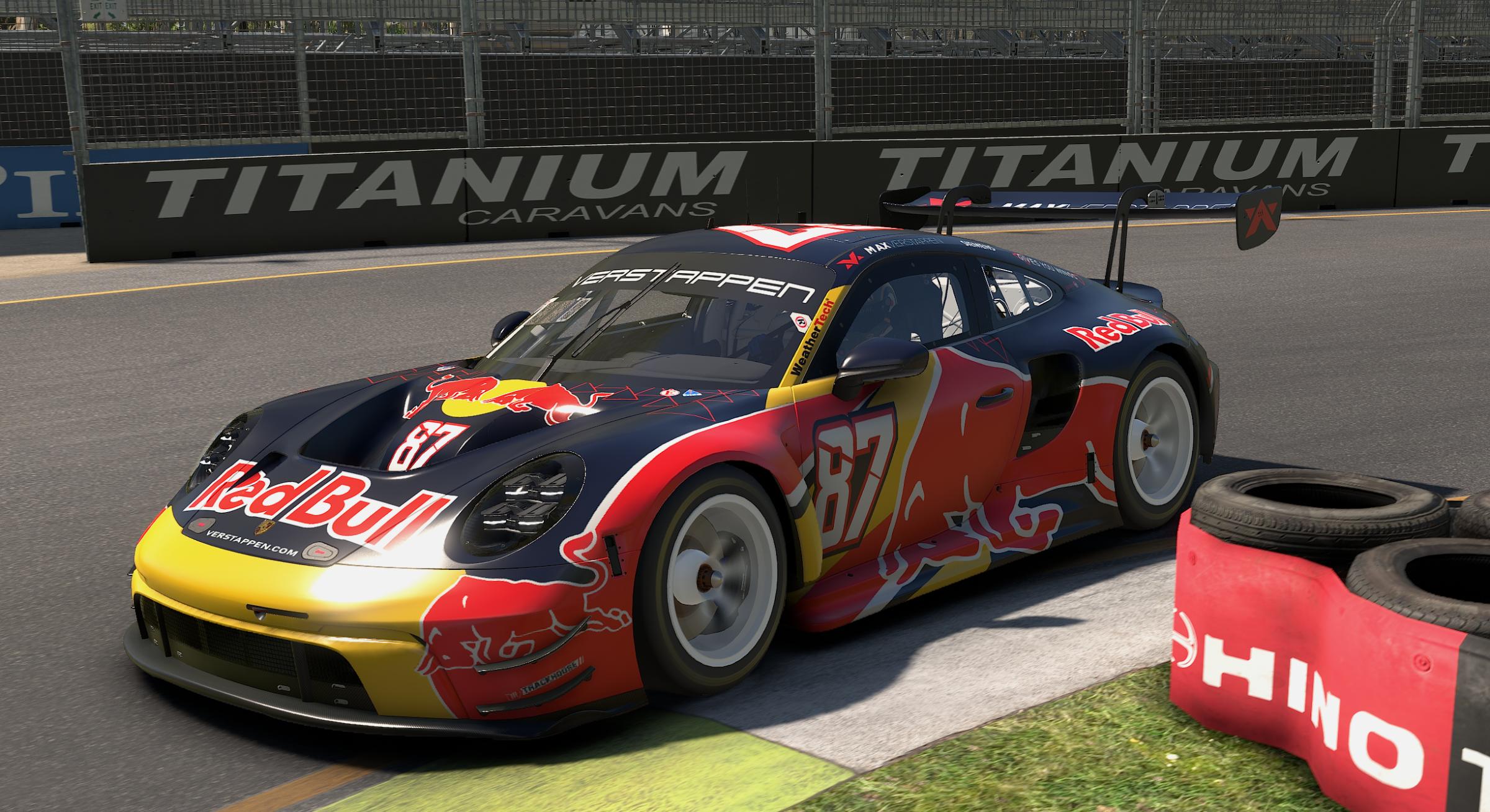 Preview of Verstappen Racing Trackhouse Concept Porsche #87 992r GT3 by Ben D.