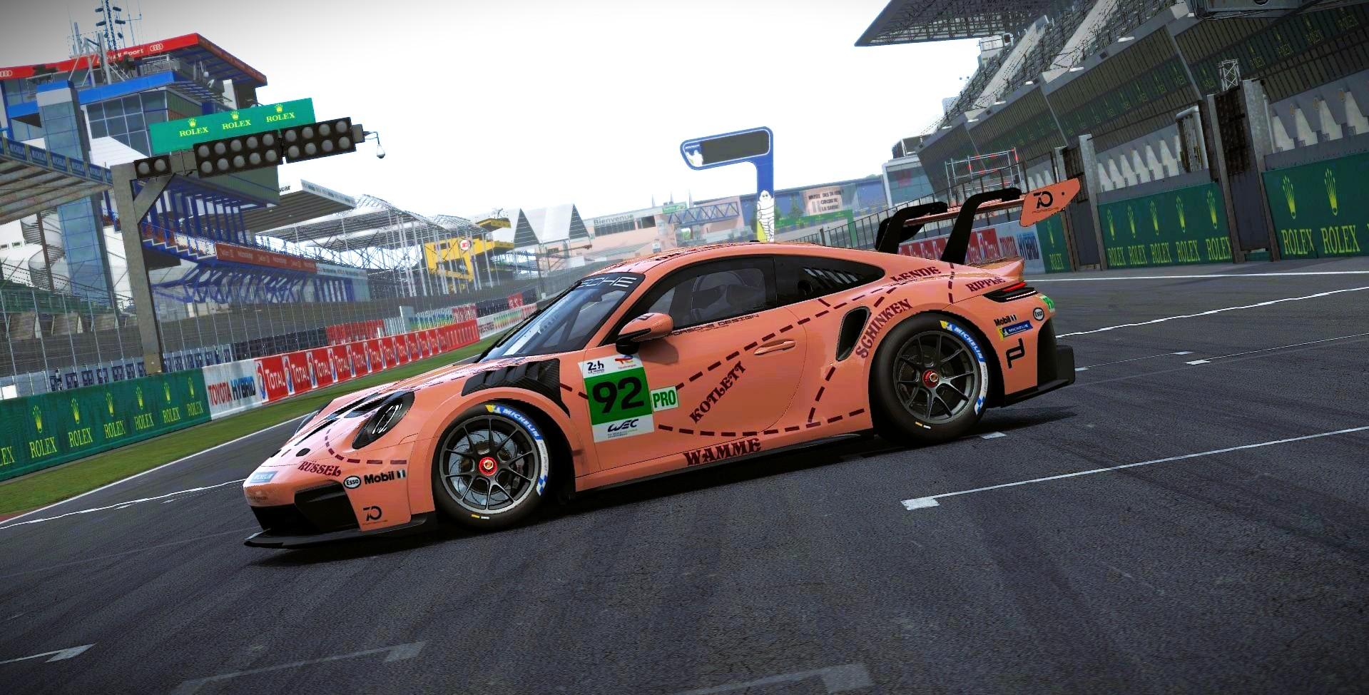 Preview of 2018 Porsche 911 RSR - Pink Pig Le Mans Livery by Samuel J Ball