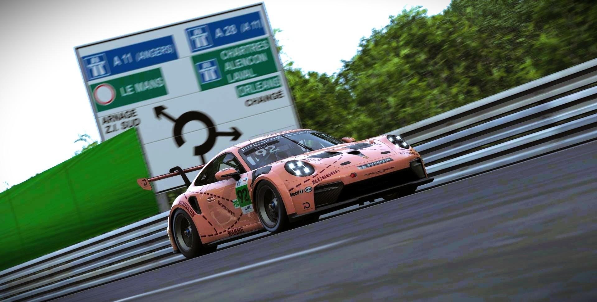 Preview of 2018 Porsche 911 RSR - Pink Pig Le Mans Livery by Samuel J Ball