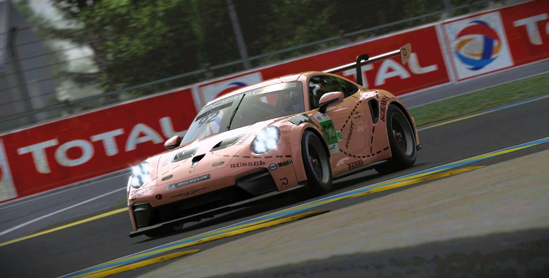 Preview of 2018 Porsche 911 RSR - Pink Pig Le Mans Livery by Samuel J Ball
