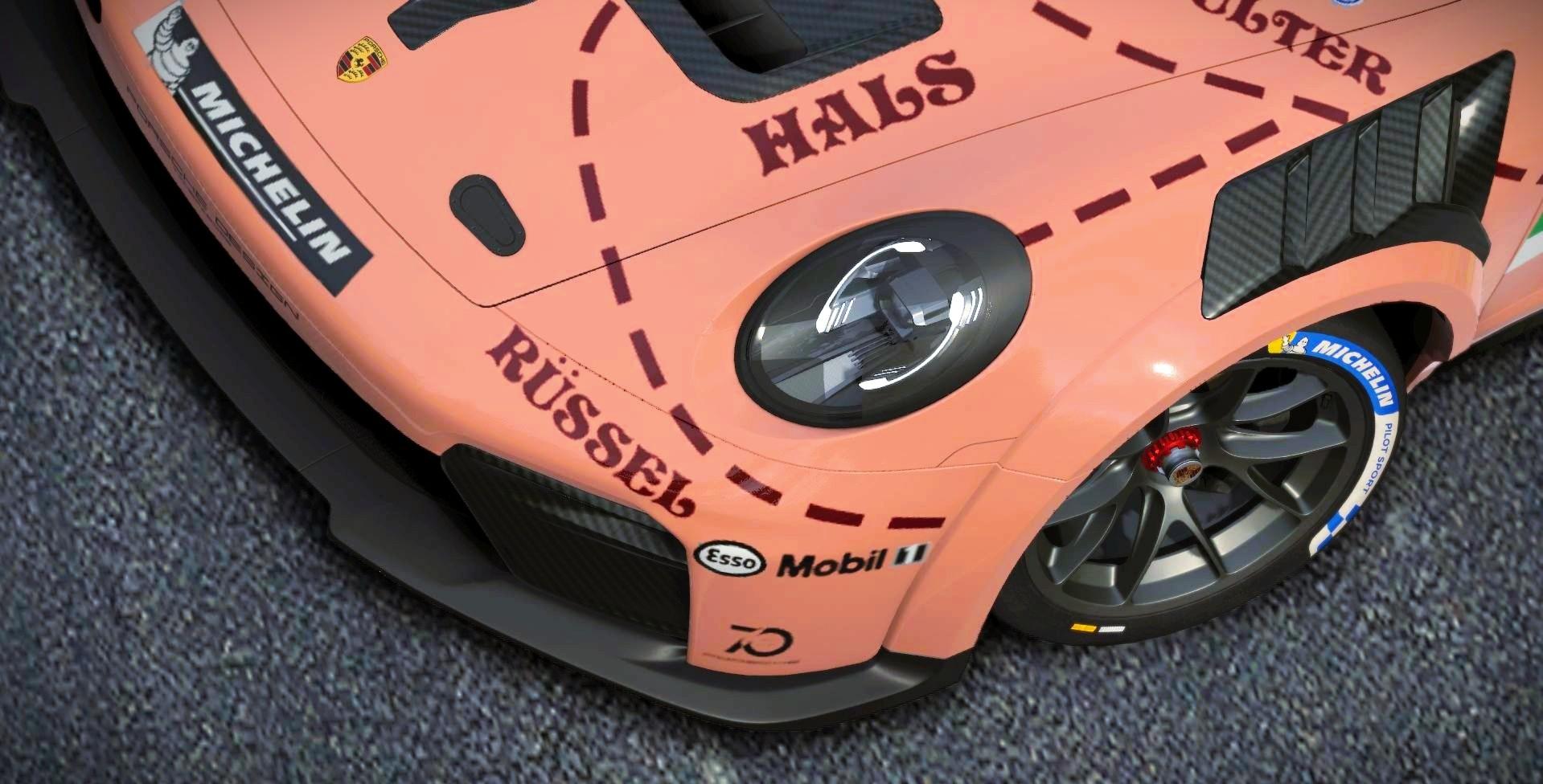 Preview of 2018 Porsche 911 RSR - Pink Pig Le Mans Livery by Samuel J Ball