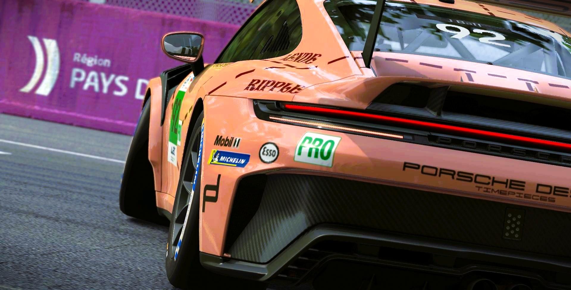 Preview of 2018 Porsche 911 RSR - Pink Pig Le Mans Livery by Samuel J Ball