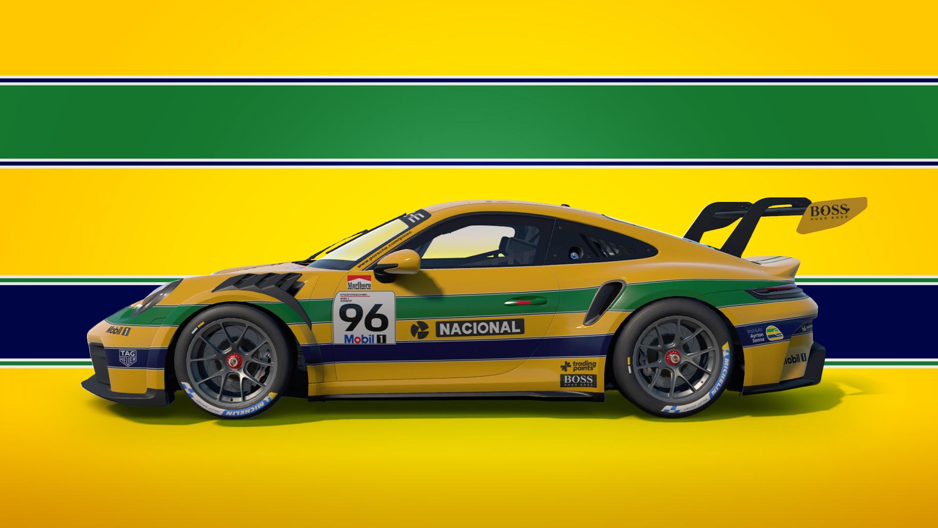 Preview of Ayrton Senna tribute 992.2 by Alex Schmurtz