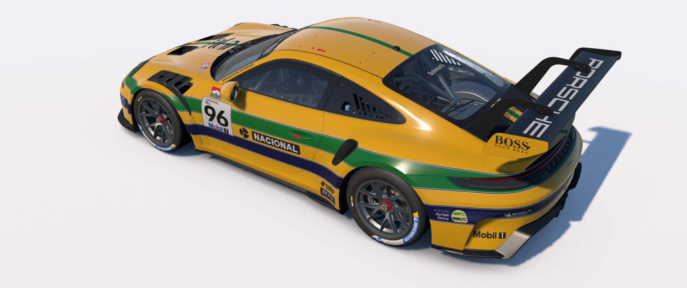 Preview of Ayrton Senna tribute 992.2 by Alex Schmurtz