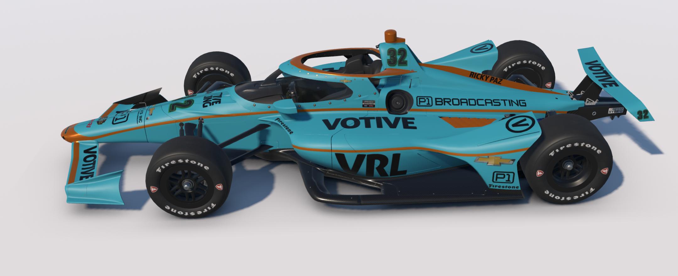 Preview of Votive Racing - "Blue Bolt" - PRI Hoosier 500 Ricky Paz (zapicky) Special by Ricky Paz