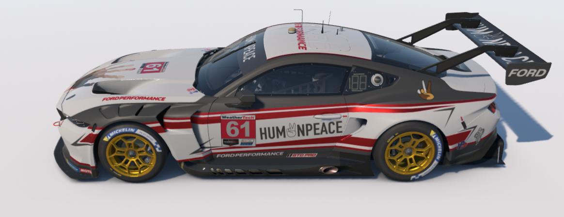 Preview of Ford Mustang GT3 Humanpeace by Marcellus Breuning
