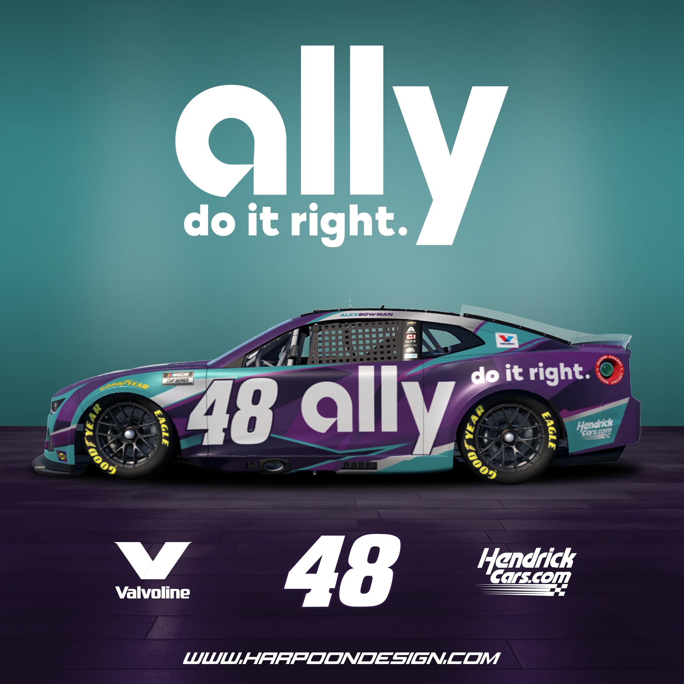 Preview of 2026 Alex Bowman Ally Bank Chevrolet by Brantley Roden