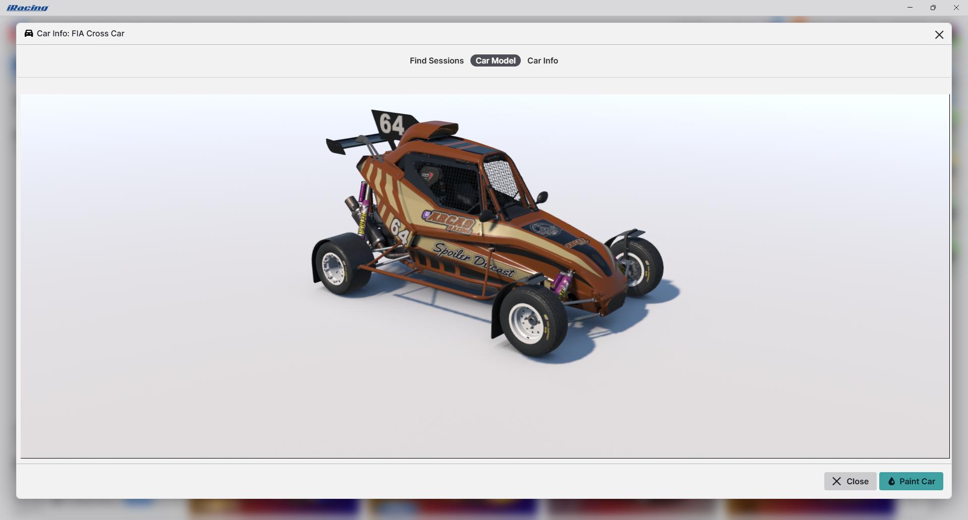 Preview of ARCA9 Racing/Spoiler Diecast Cross Fit by Jamie Dobbs