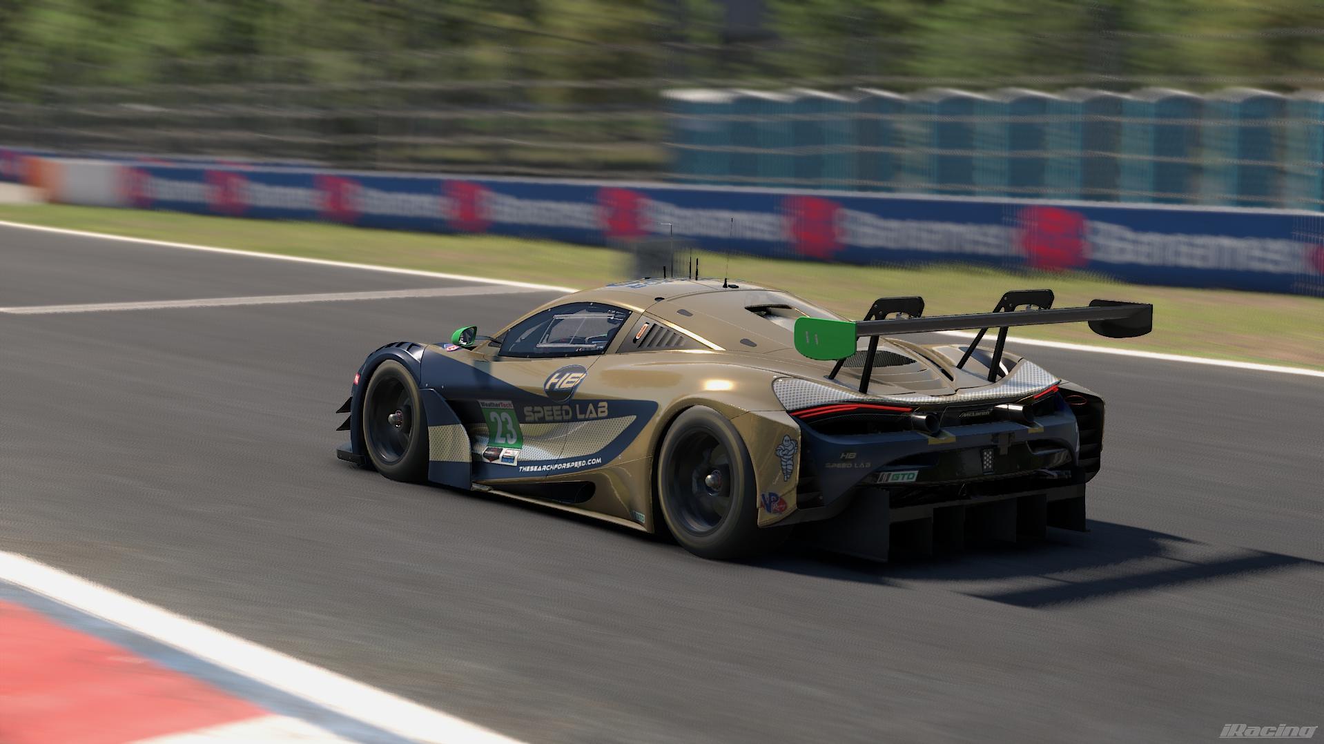 Preview of HB Speed Lab Blue&Gold - IMSA GTD by Connor Henry2