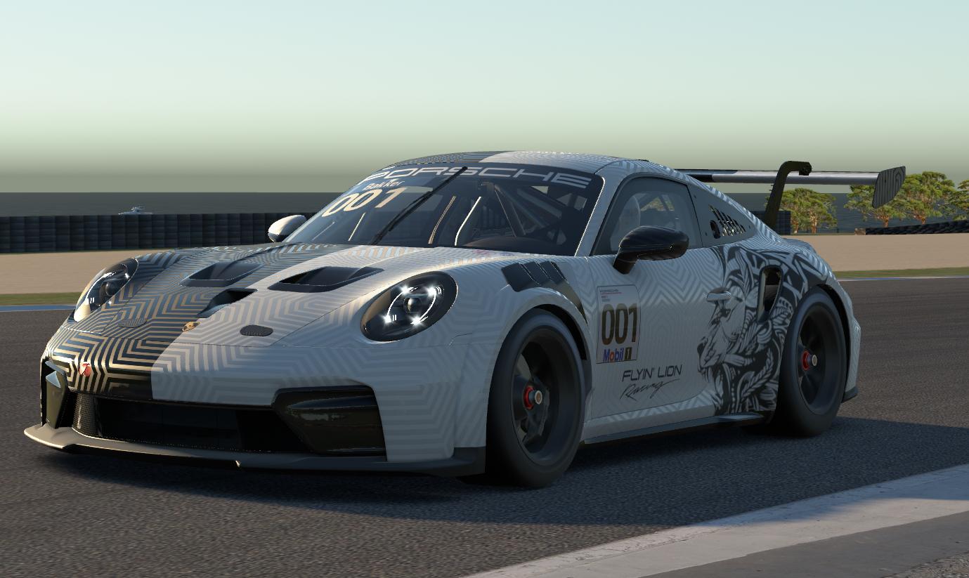 Preview of Flyin Lion Racing - Black and White by Jochem Bakker