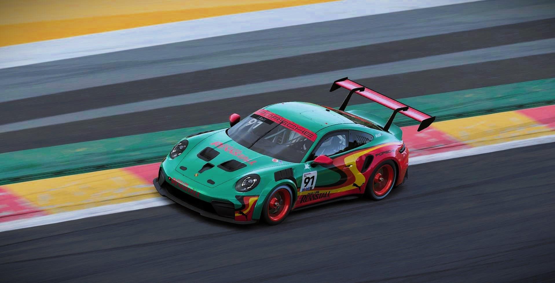 Preview of Sean Bull Design - 2025 Dua Lipa Rennstall Porsche Livery Design by Samuel J Ball