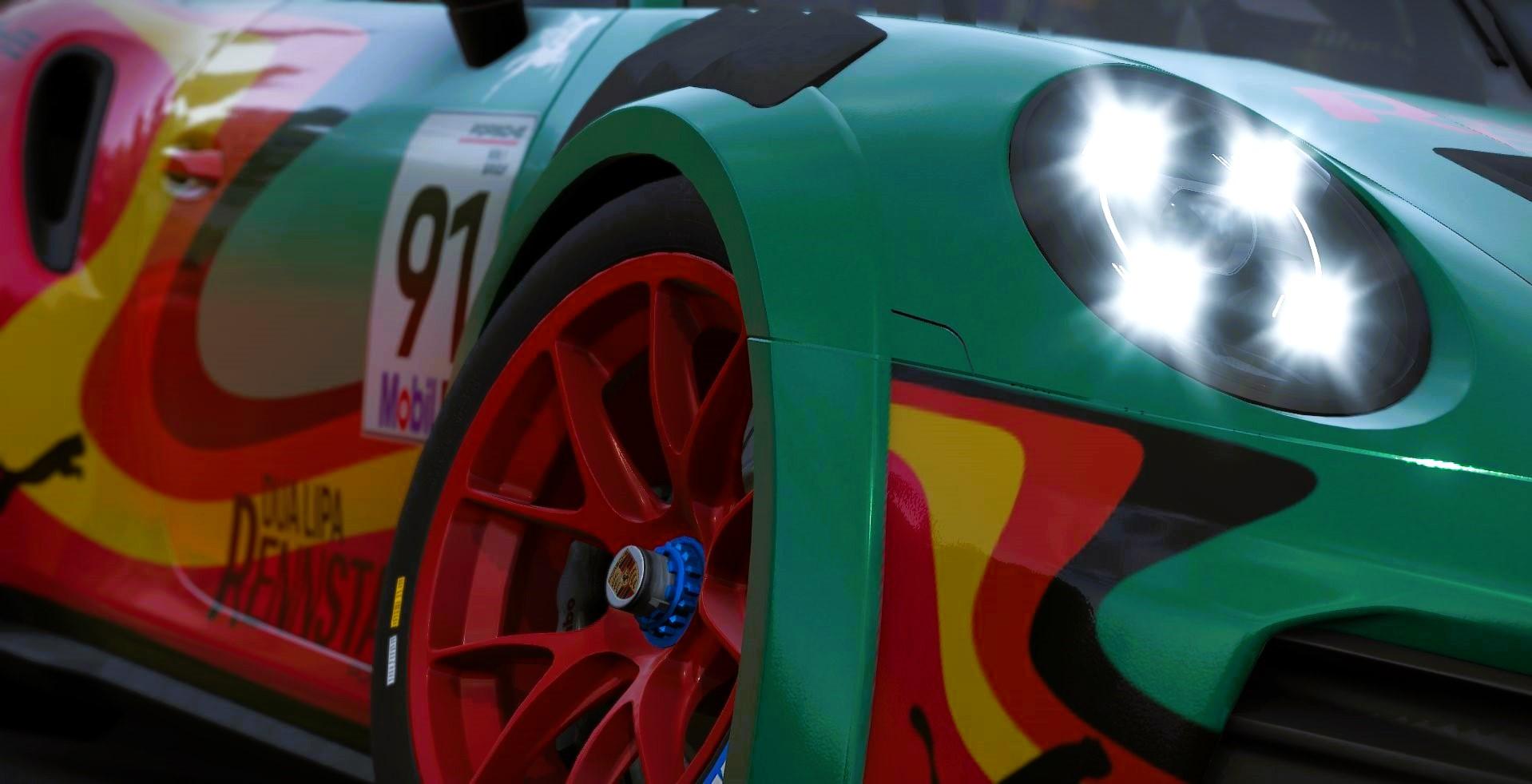 Preview of Sean Bull Design - 2025 Dua Lipa Rennstall Porsche Livery Design by Samuel J Ball