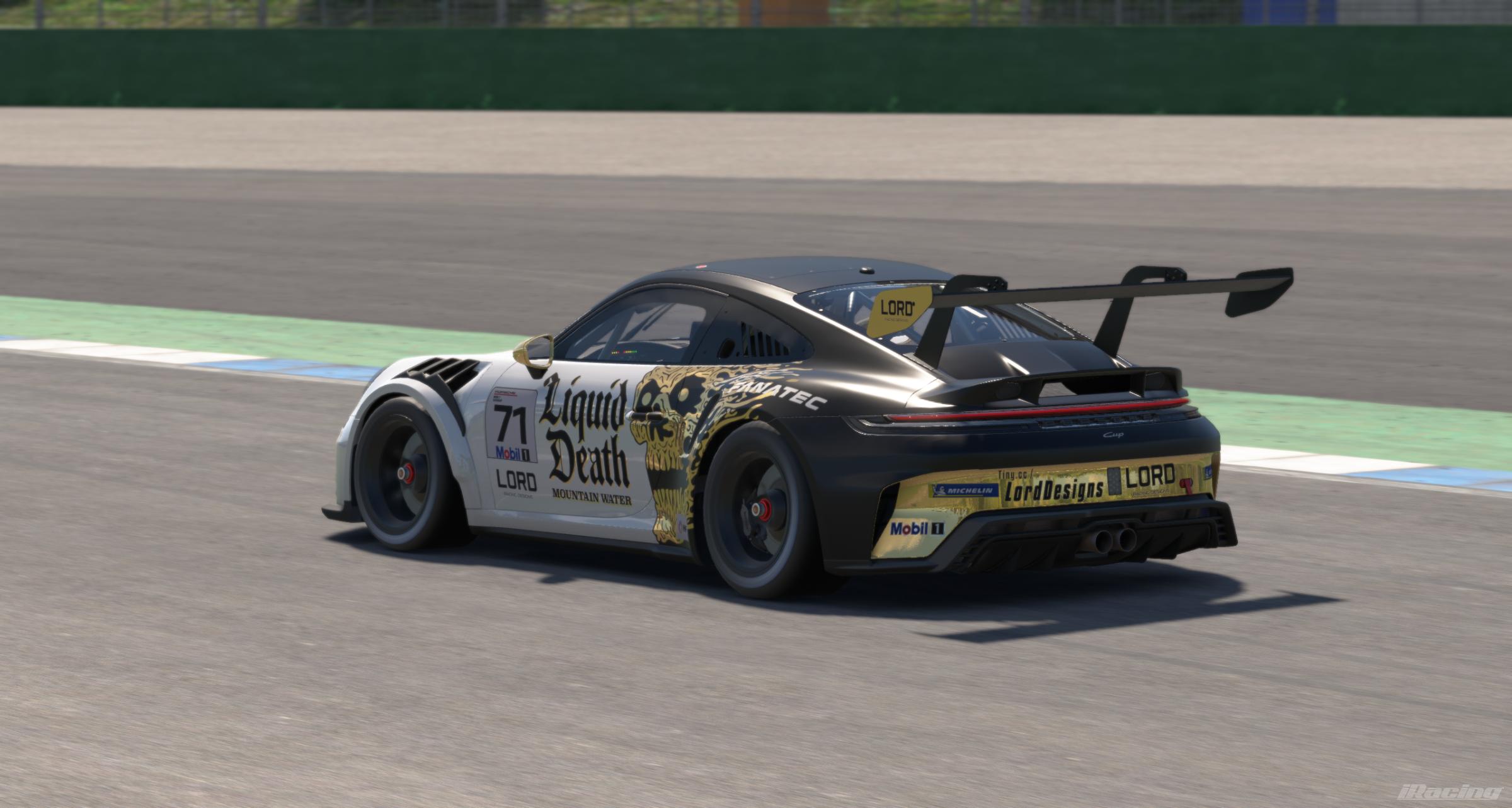 Preview of Liquid Death Mountain Water | Porsche 911 Cup by Charlie Lord