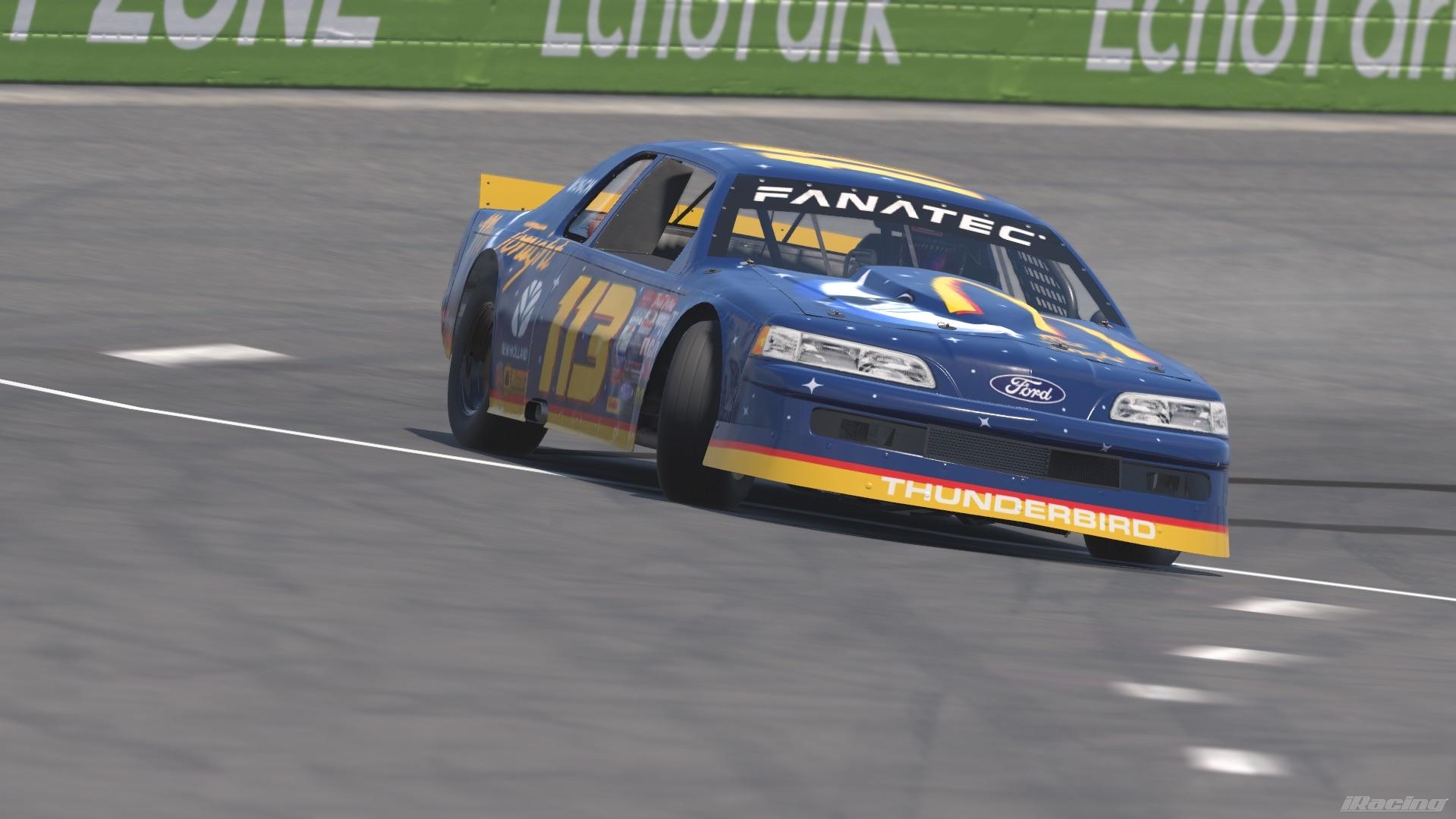 Preview of Bill Elliott Mac Tonight Thunderbird Sim Stamped by Walker McAnulty2