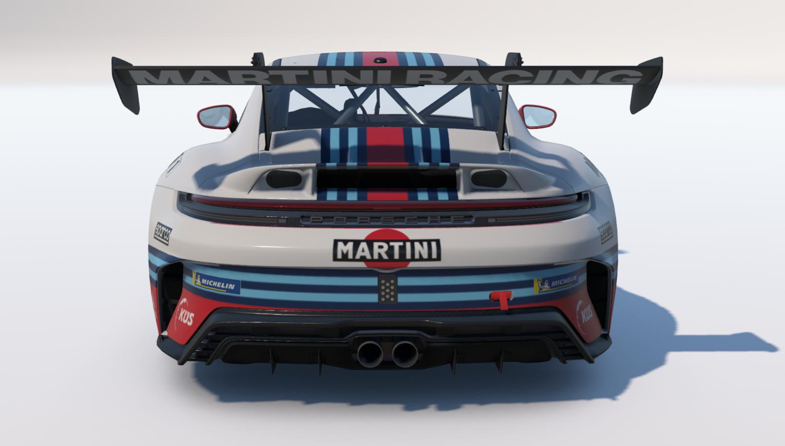 Preview of Porsche 911 Cup (992.2) - Martini Concept by Andrea Zanon
