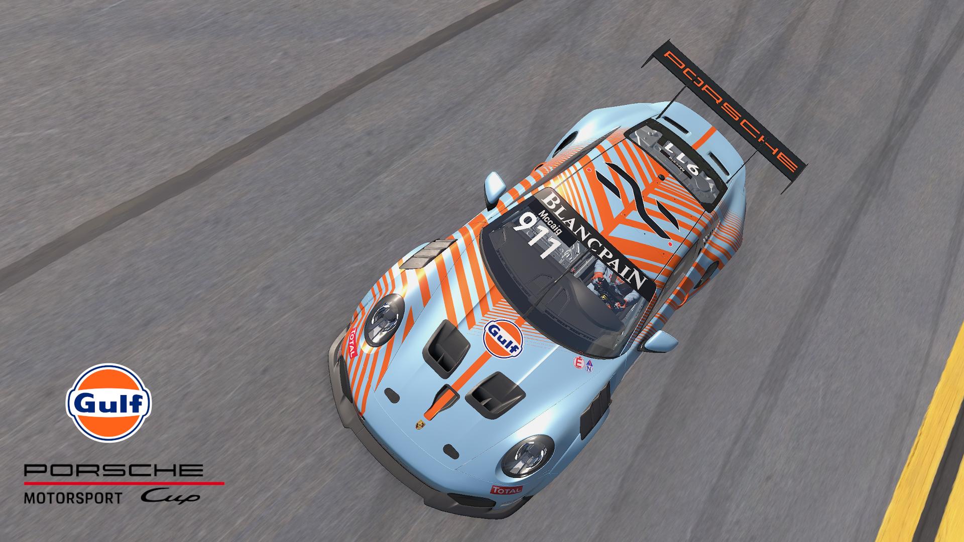 Preview of Porsche 911 Cup (992.2) - Gulf - Metallic Car Paint by Brian Mccaig
