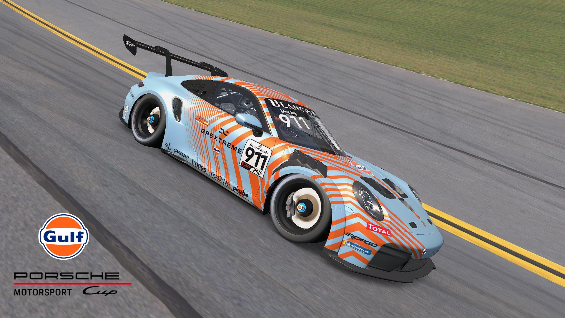 Preview of Porsche 911 Cup (992.2) - Gulf - Metallic Car Paint by Brian Mccaig