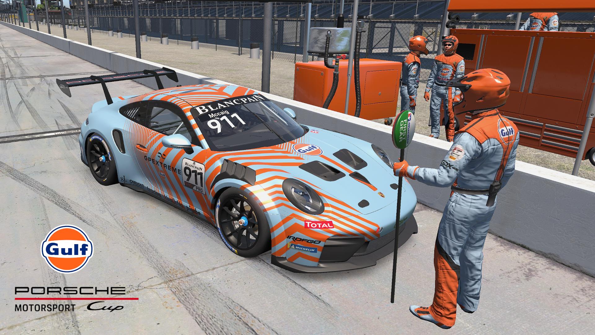 Preview of Porsche 911 Cup (992.2) - Gulf - Metallic Car Paint by Brian Mccaig