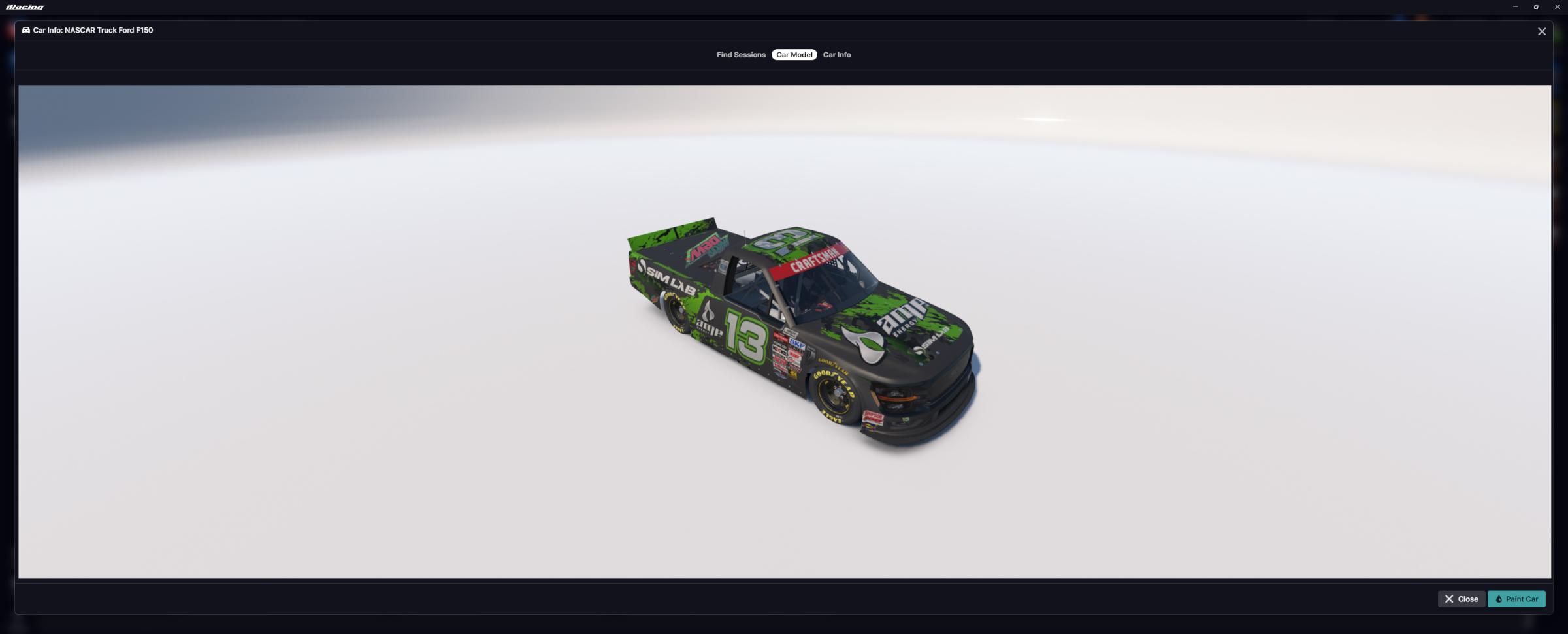 Preview of AMP Energy NASCAR F150 by Chase Green