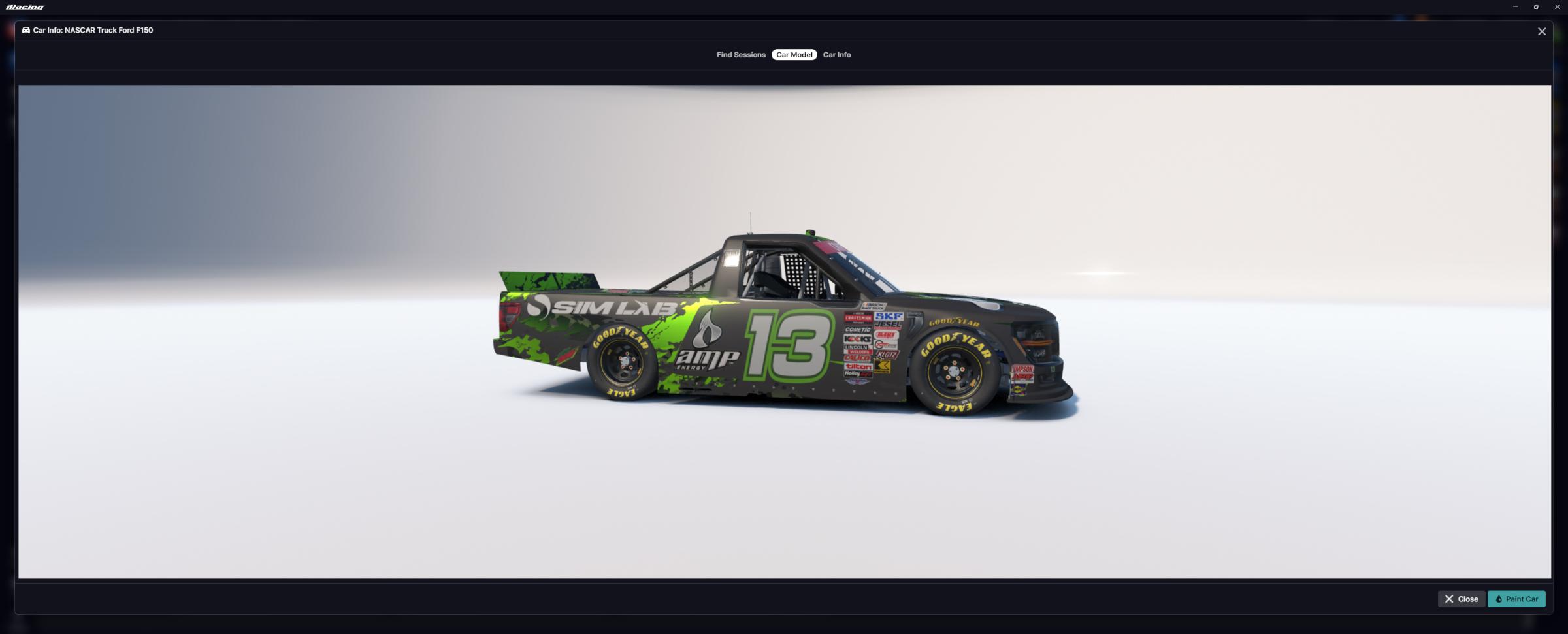 Preview of AMP Energy NASCAR F150 by Chase Green