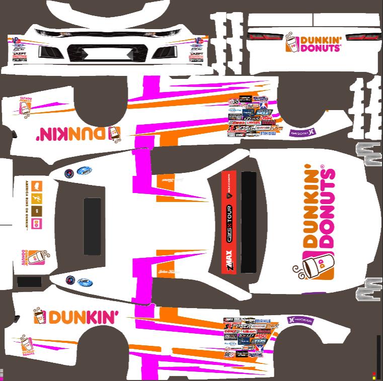 Preview of Dunkin Donuts Cars Tour Late Model Paint by John Kierce