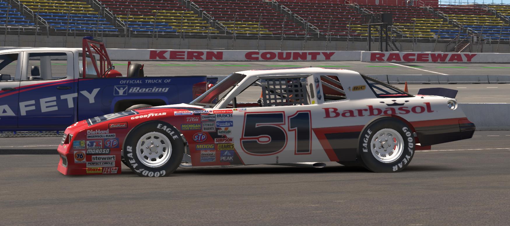 Preview of 2025 Barbasol Chevrolet Monte Carlo 1987 by Tyler V Reed