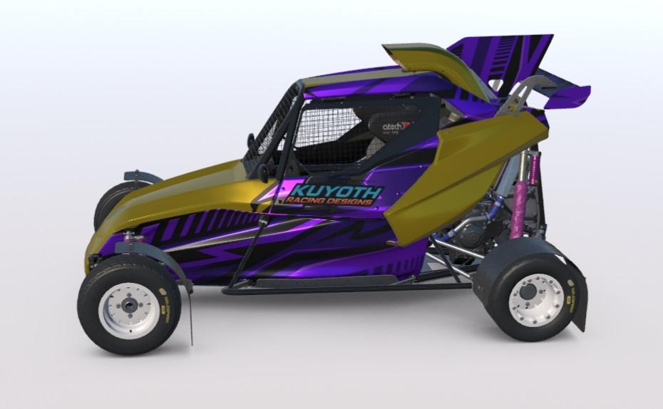 Preview of Purple and gold Crosscar by Billy Kuyoth