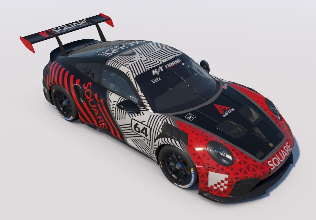 Preview of Square Porsche Cup Car by Joseph G.