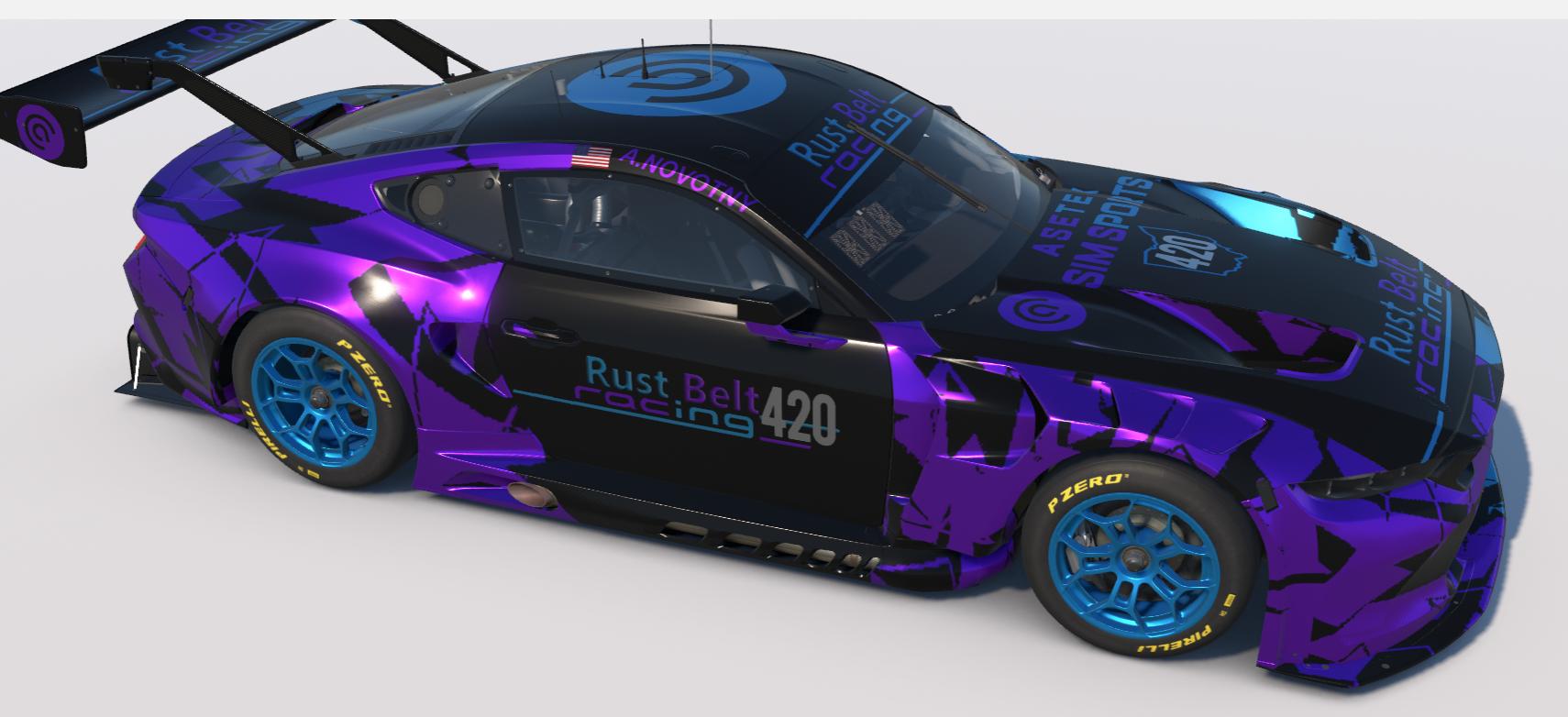 Preview of Rust Belt Racing Ford Mustang GT3  by Todd Schwarz