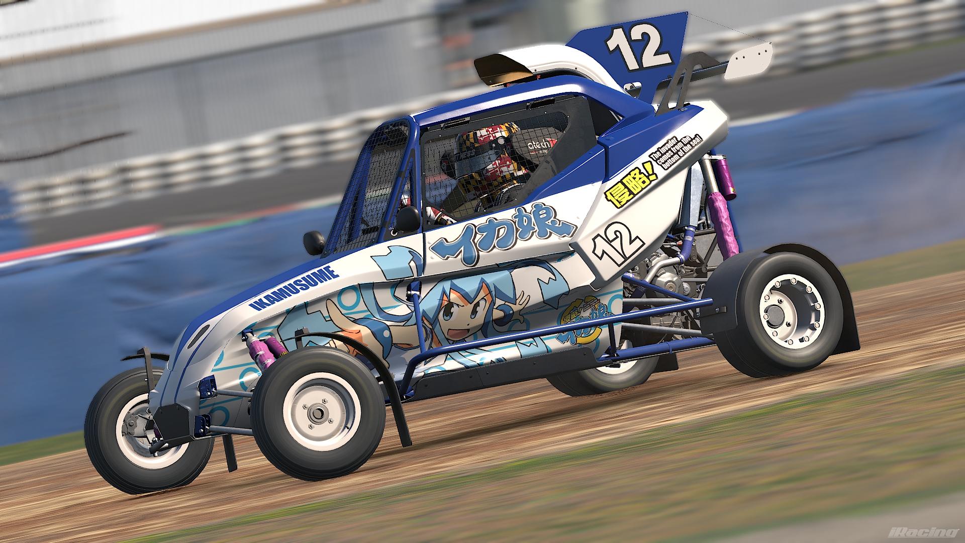 Preview of Squid Girl/Ikamusume FIA Cross Car by Garrett Hess