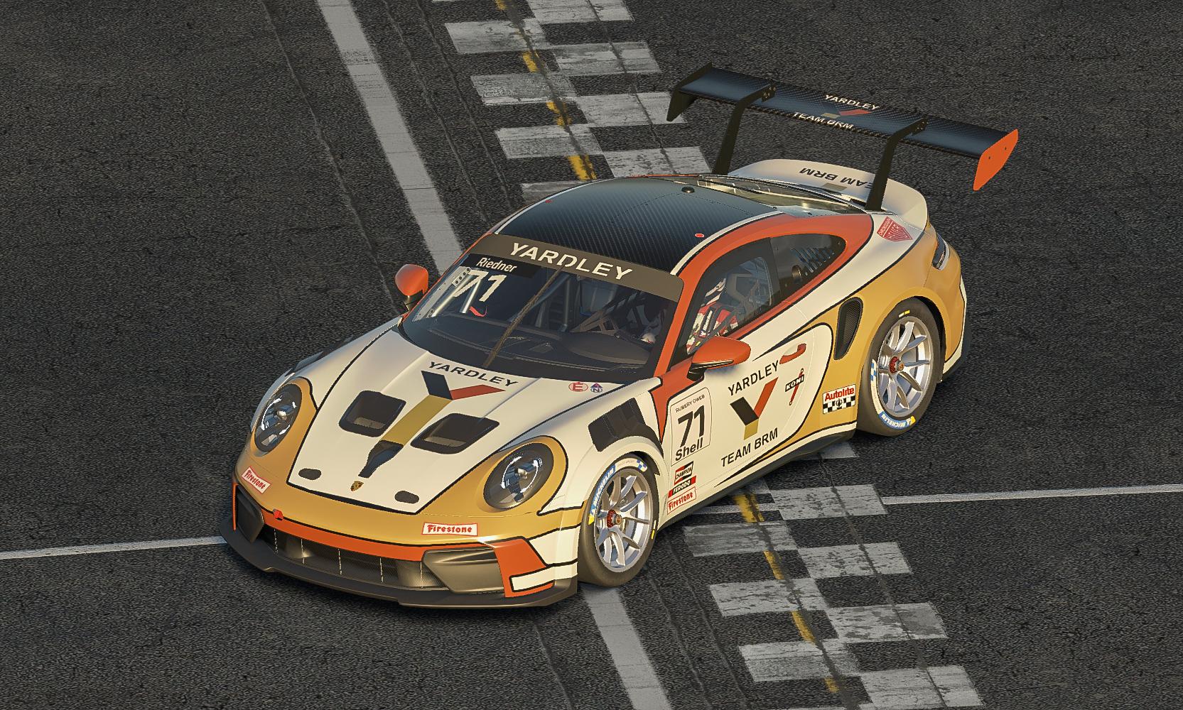 Preview of Porsche 992 2 Cup Yardley BRM by Mike Riedner