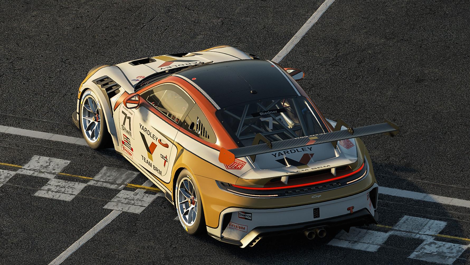 Preview of Porsche 992 2 Cup Yardley BRM by Mike Riedner