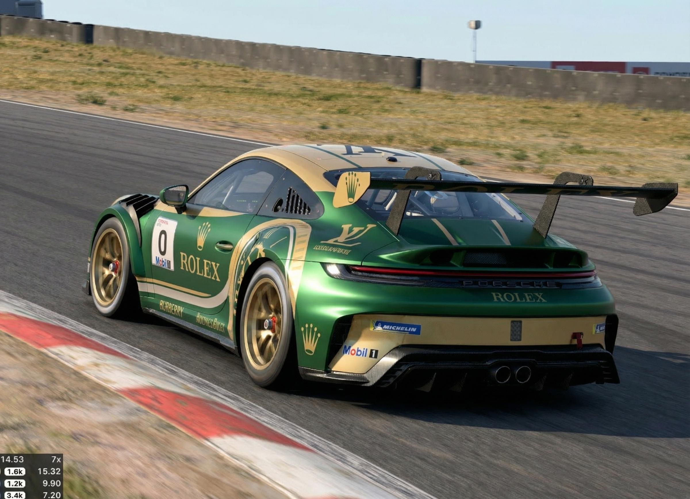 Preview of Rolex Watch Misc Custom Green & Gold Livery by Nathaniel Redmon