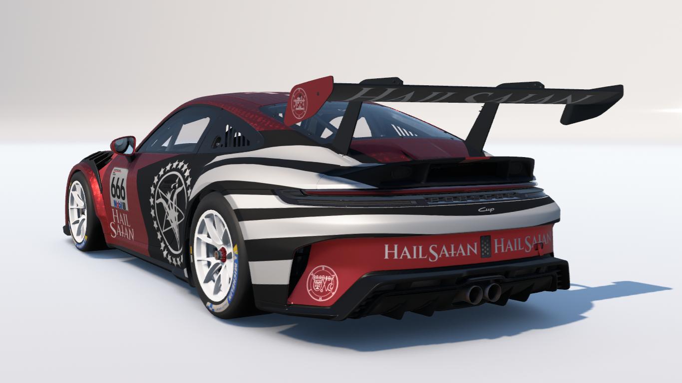 Preview of "HAIL SAtAN" RD Porsche 911 Cup (992.2) by Carson C.