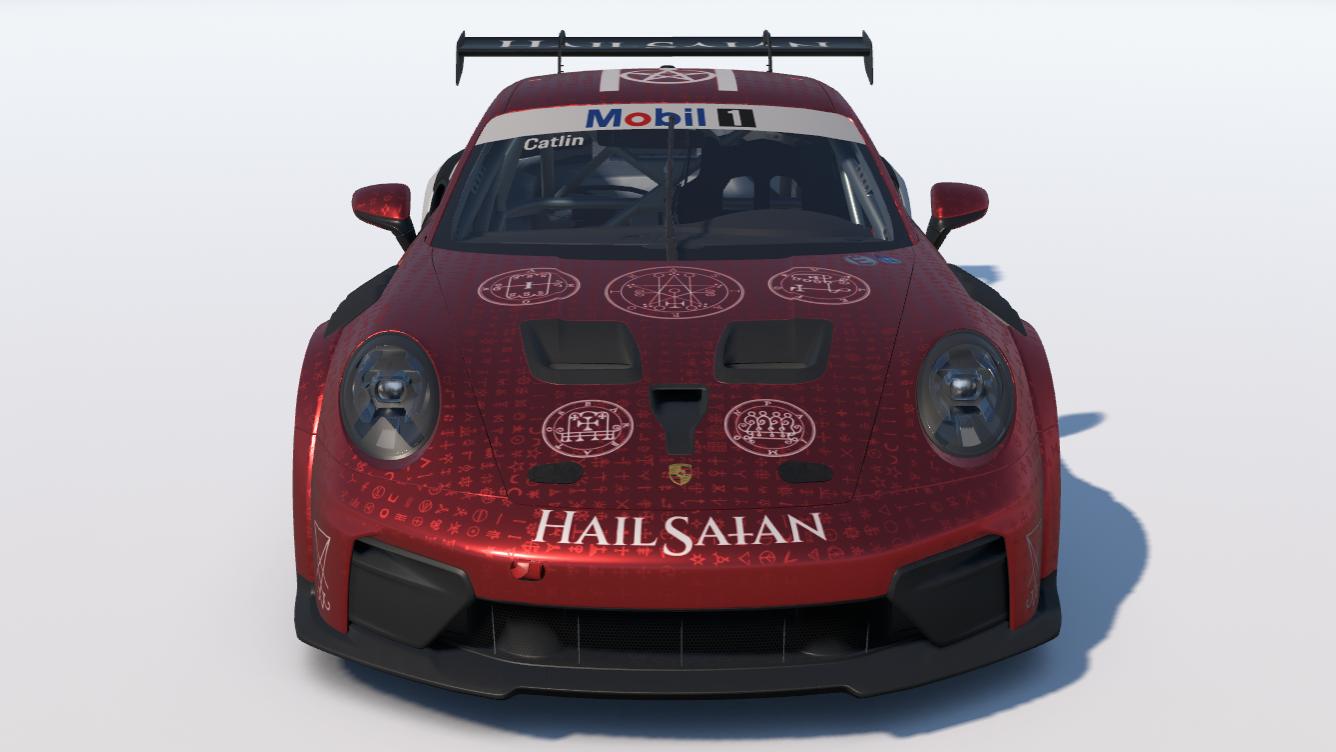 Preview of "HAIL SAtAN" RD Porsche 911 Cup (992.2) by Carson C.