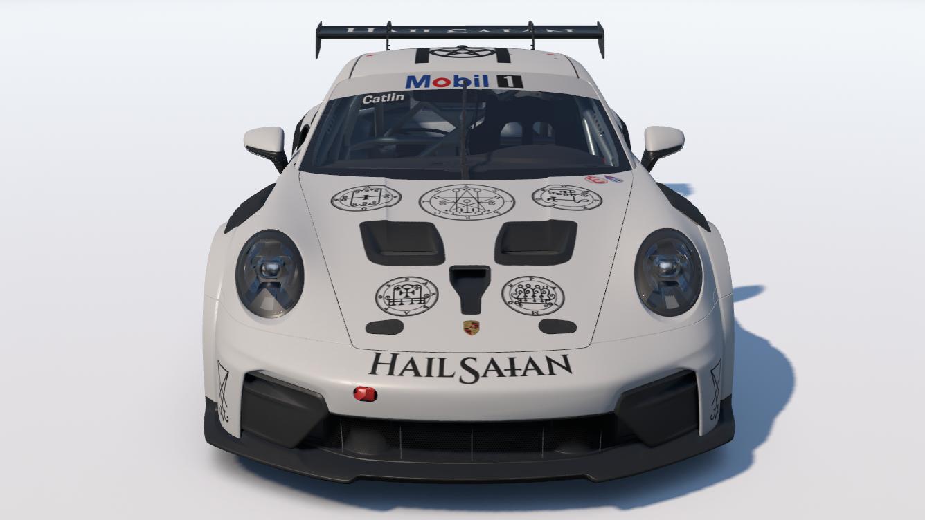 Preview of "HAIL SAtAN" WD Porsche 911 Cup (992.2) by Carson C.