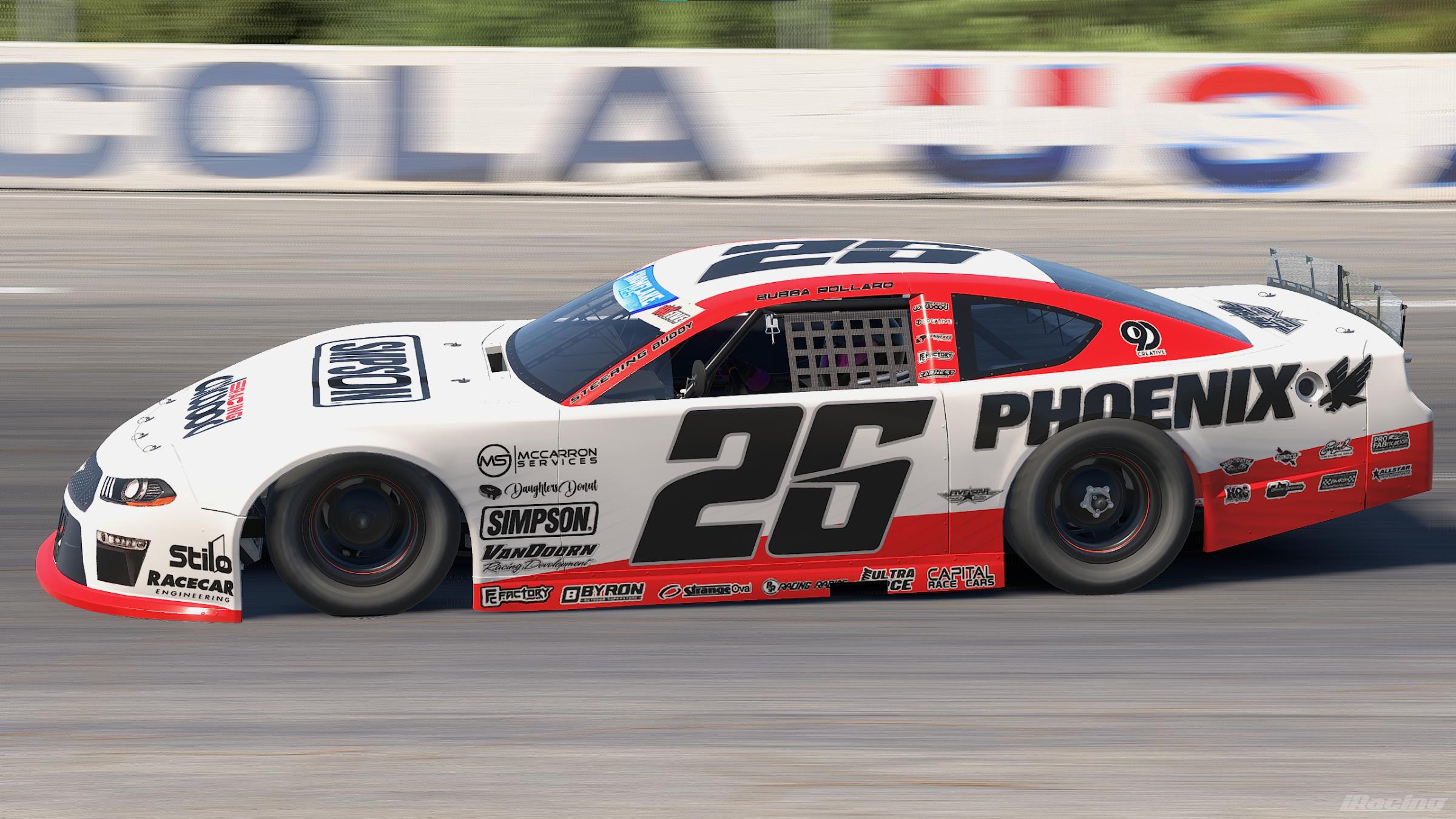 Preview of Bubba Pollard 2025 Snowflake 125 Replica (Custom #) by Austin Cook3