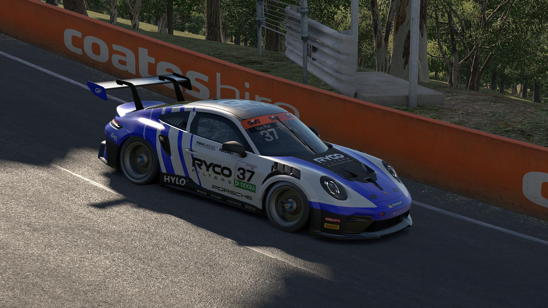 Preview of Porsche 991 Cup (992.2) - Ryco (Blue and White) by Rick Van Put