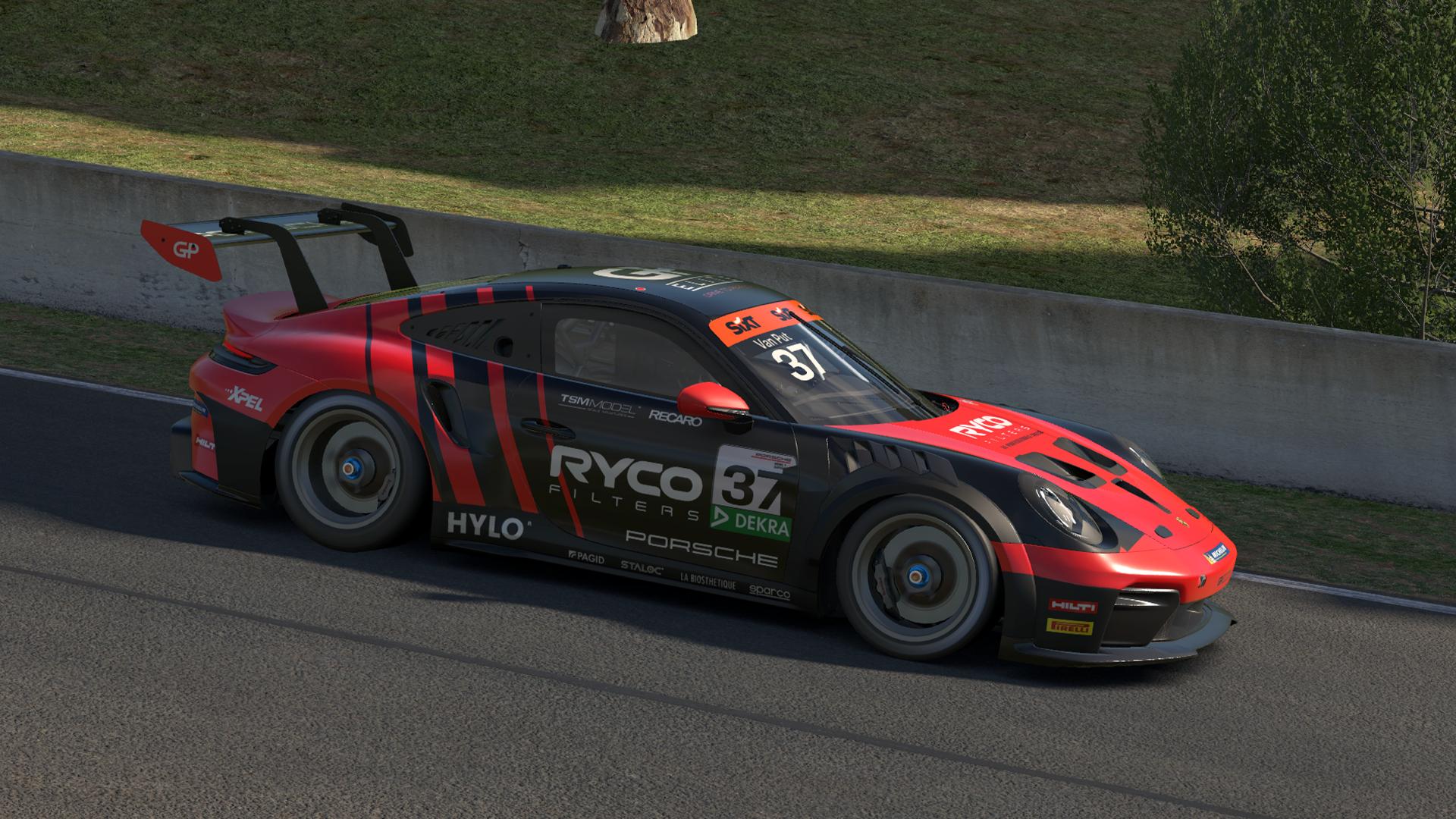 Preview of Porsche 991 Cup (992.2) - Ryco (Red and Black) by Rick Van Put