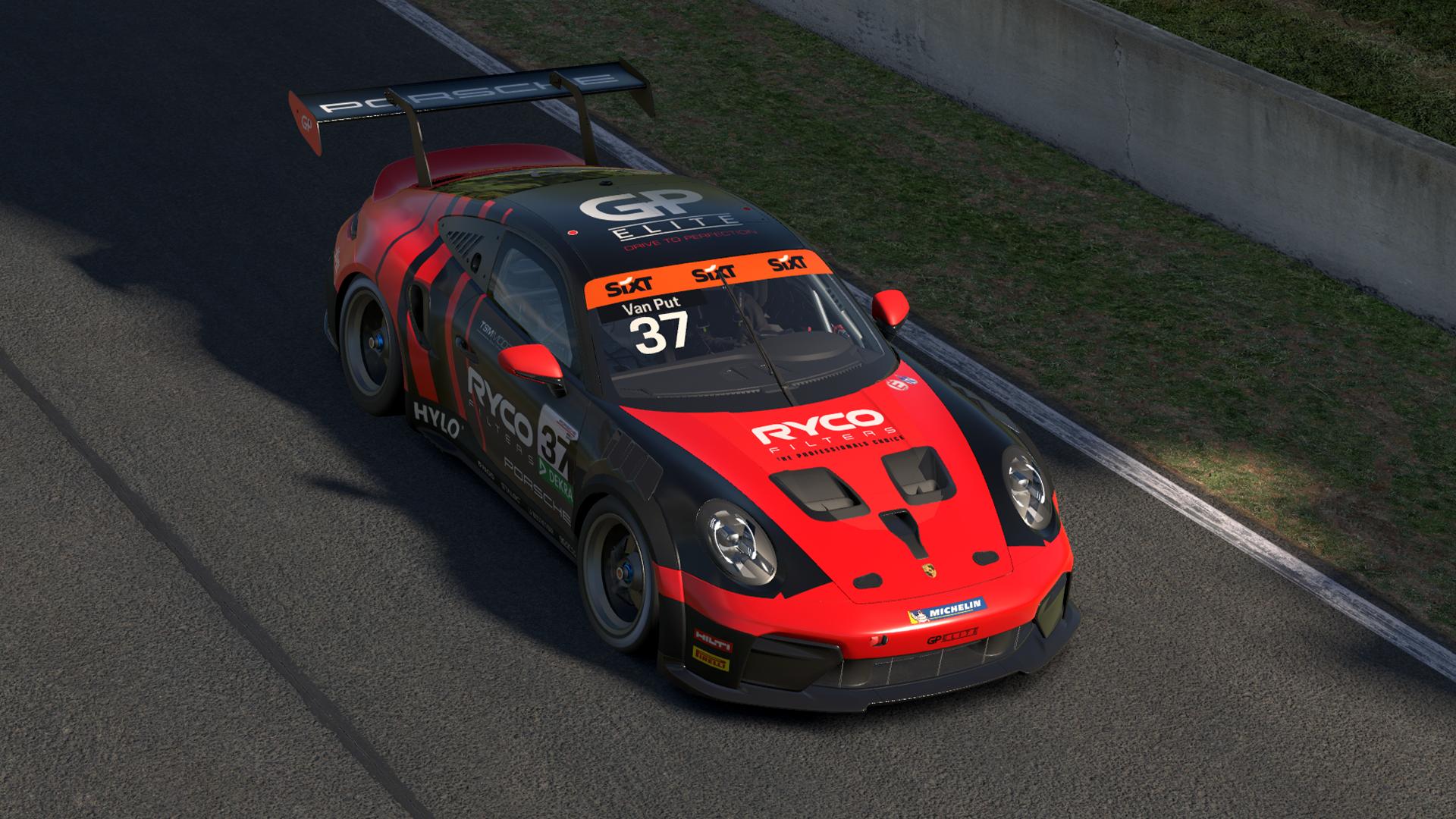 Preview of Porsche 991 Cup (992.2) - Ryco (Red and Black) by Rick Van Put