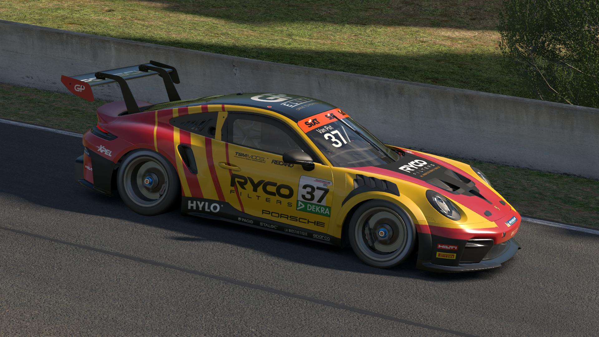 Preview of Porsche 991 Cup (992.2) - Ryco (Red and Yellow) by Rick Van Put