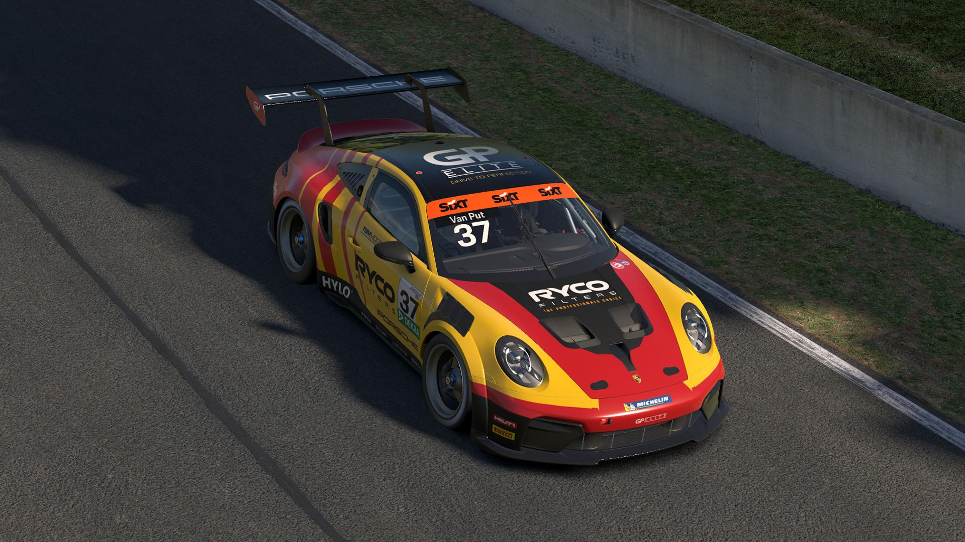 Preview of Porsche 991 Cup (992.2) - Ryco (Red and Yellow) by Rick Van Put