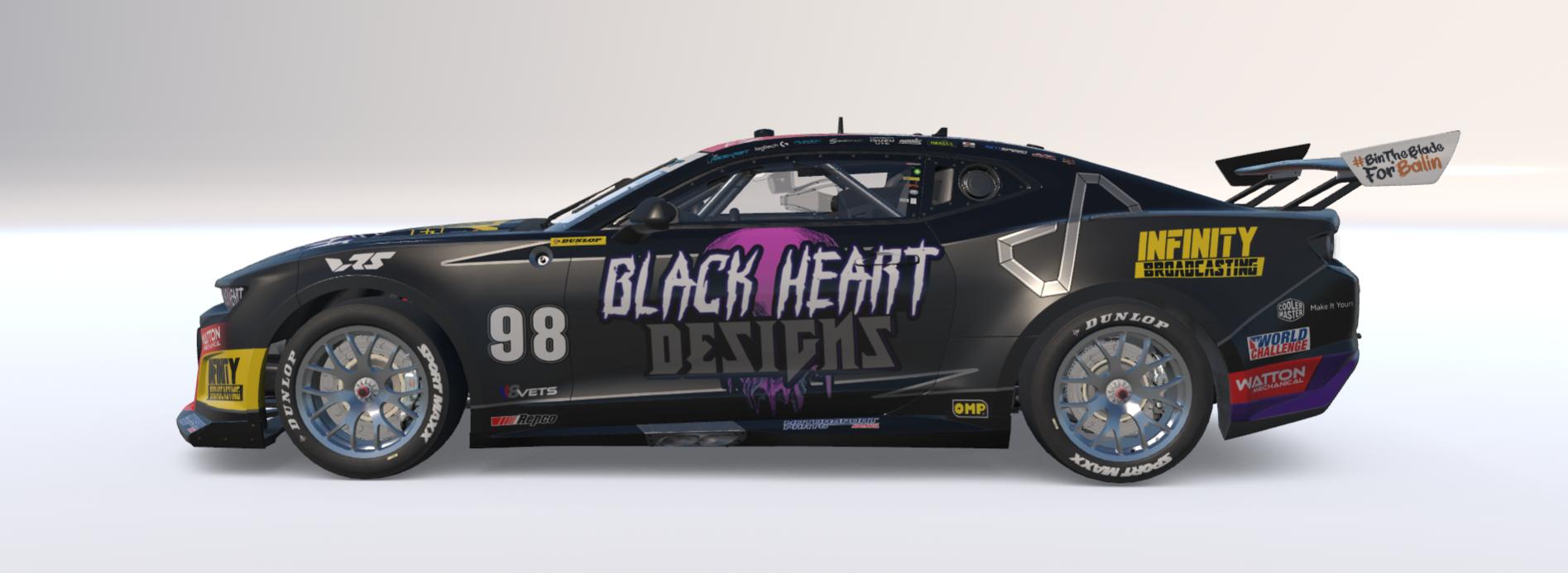 Preview of #98 Infinity Motorsport Black Heart Designs Gen 3 Camaro by Hamish Munro