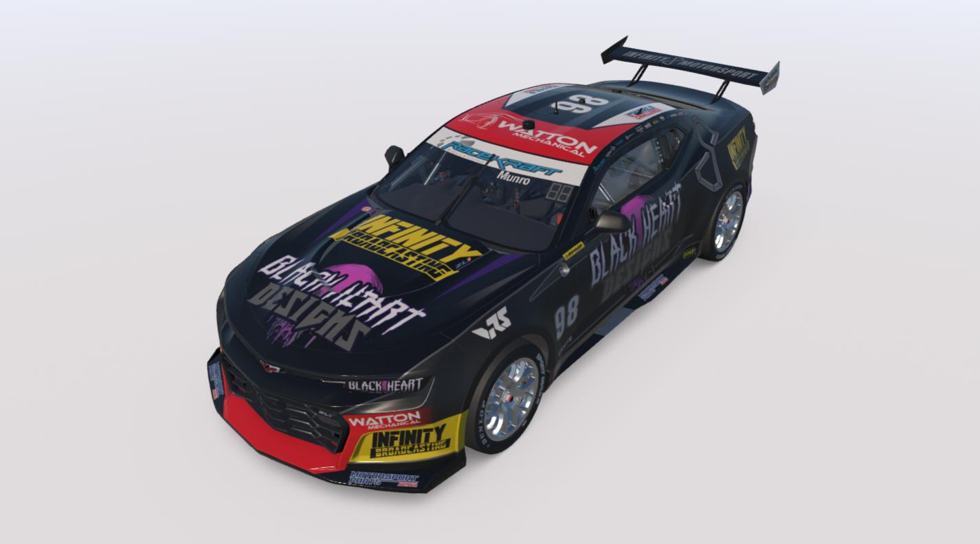 Preview of #98 Infinity Motorsport Black Heart Designs Gen 3 Camaro by Hamish Munro