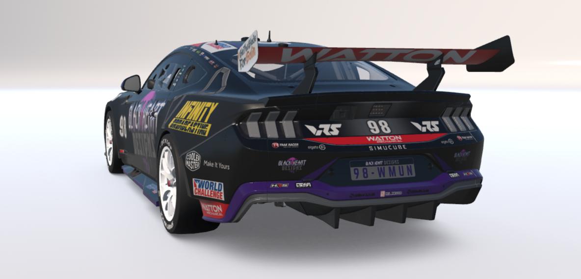 Preview of #98 Infinity Motorsport Black Heart Designs Gen 3 Mustang by Hamish Munro