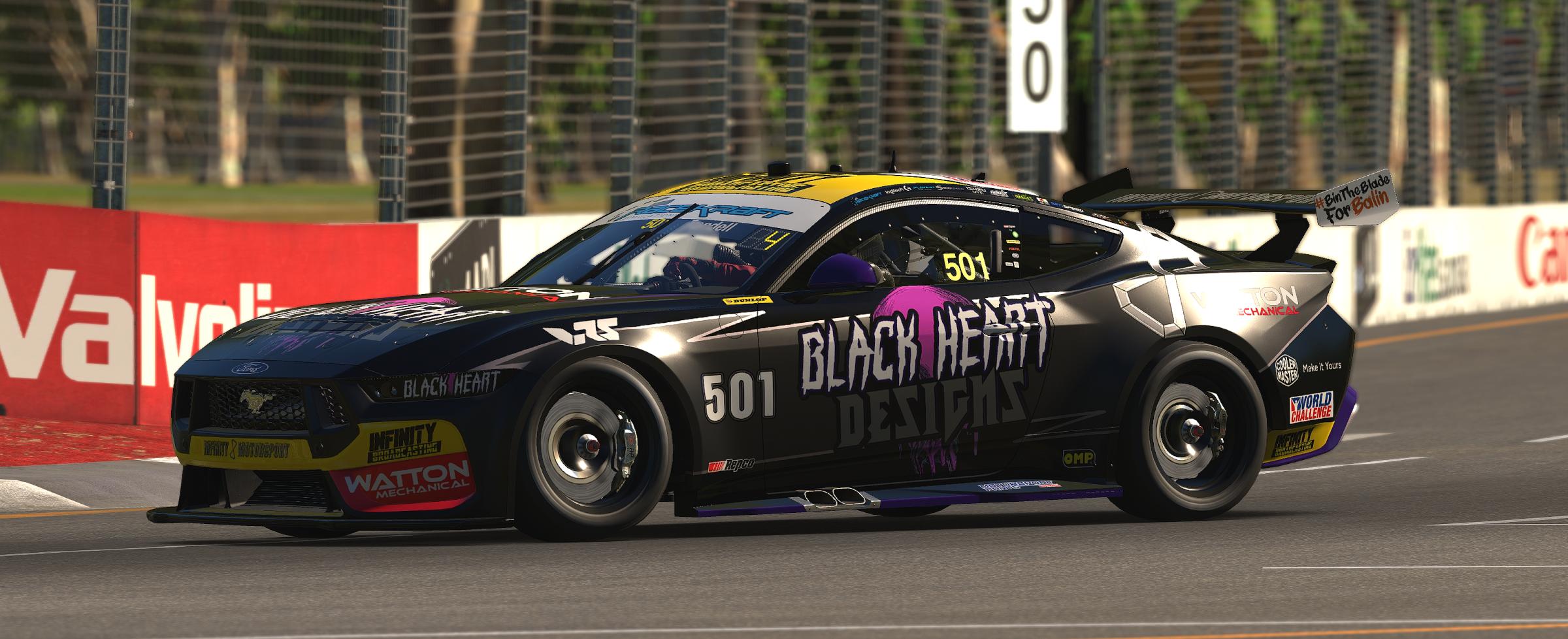 Preview of #501 Infinity Motorsport Black Heart Designs Gen 3 Mustang by Hamish Munro