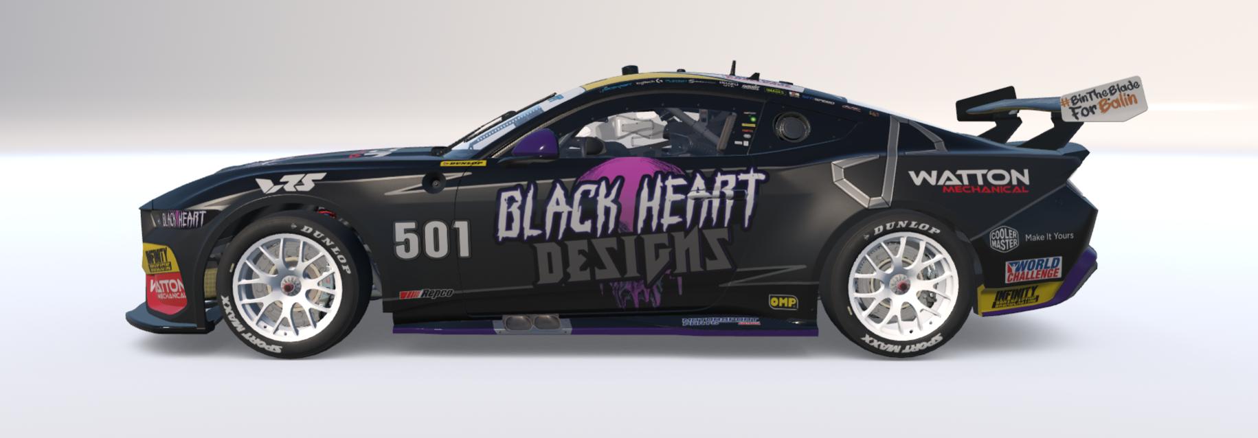 Preview of #501 Infinity Motorsport Black Heart Designs Gen 3 Mustang by Hamish Munro
