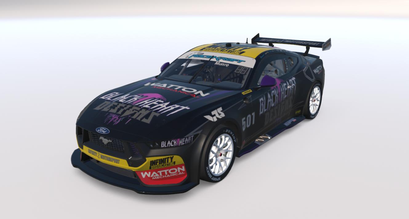 Preview of #501 Infinity Motorsport Black Heart Designs Gen 3 Mustang by Hamish Munro