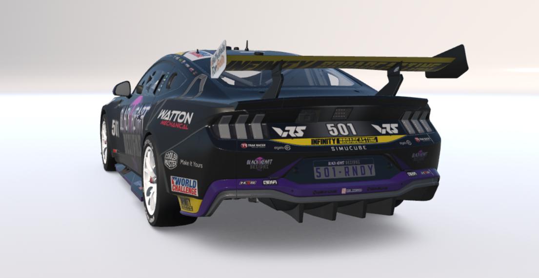 Preview of #501 Infinity Motorsport Black Heart Designs Gen 3 Mustang by Hamish Munro